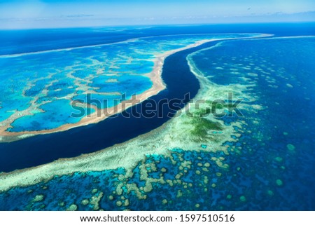 Great Barrier Reef. Whitsundays. Queensland Australia Royalty-Free Stock Photo #1597510516