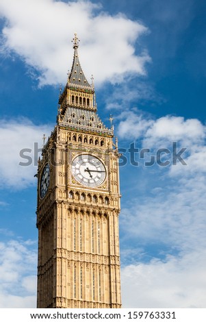 Big Ben Clock Tower, London, UK.