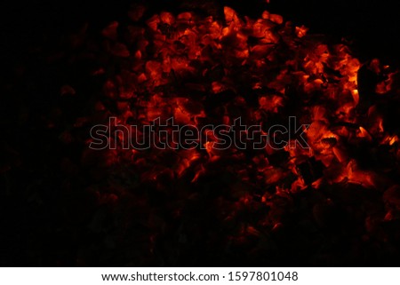 Burning coal. Fire background picture