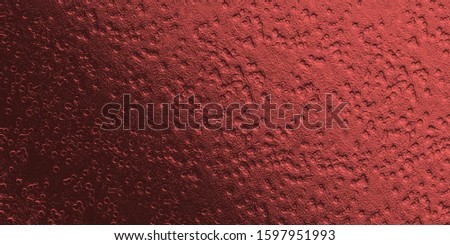 The texture of the red foil.