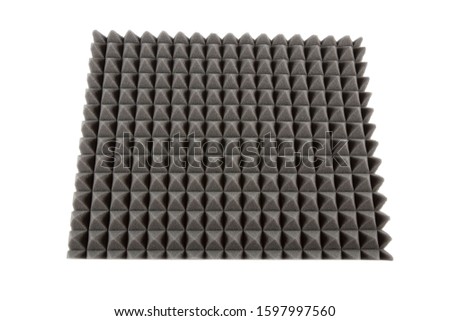 Acoustic sponge - Acoustic foam - fire retardant Pyramid Sponge. 15 dansite, Pyramid Sponge acoustic foam Background.