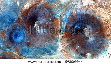 volcano submarine, abstract photography of the deserts of Africa from the air, aerial view of desert landscapes, Genre: Abstract Naturalism, from the abstract to the figurative, contemporary photo art