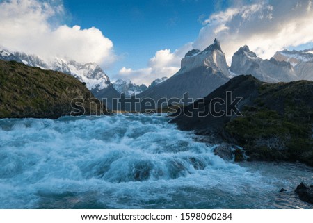 Stream at Torres del Paine, Chile, Patagonia 