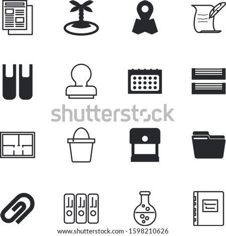 paper vector icon set such as: politics, wallpaper, scientific, sun, open, week, basket, correspondence, standing, tree, chemical, project, road, learning, envelope, sms, dictionary, sand, leaf, roll