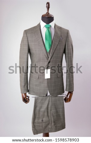 mens luxury suits fashion photo