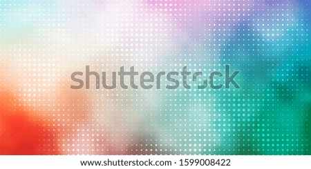 Light Green, Red vector layout with circle shapes. Abstract decorative design in gradient style with bubbles. Pattern for business ads.