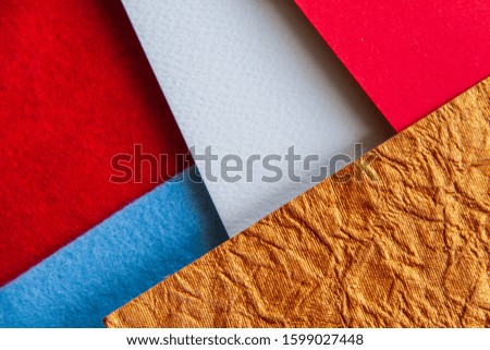 Different textures of colored paper. Colored paper texture as background. Design concept. overlay of different textures. Abstract different multicolored cartoon colored paper background. Art creative 