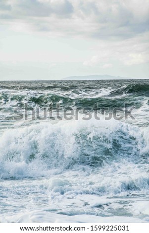 sea blue waves ocean water