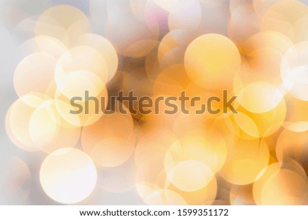 Abstract blurred light background. Orange bokeh , abstract texture.