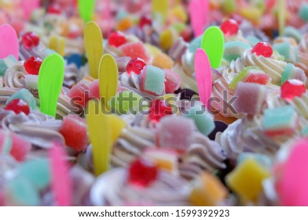 cupcake candy sweet colorful photo