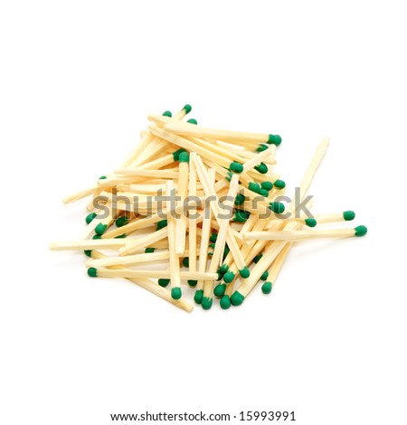Matches isolated on a white background