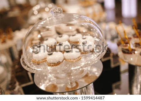 Sweets on the table with decor