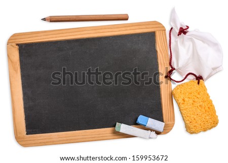 Blackboard with place for text