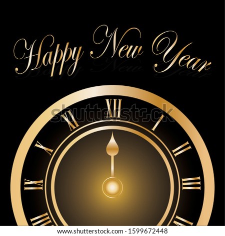 Luxxury card of a happy new year 2020 - Vector illustration design