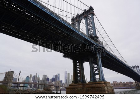 New York Brooklyn Dumbo Manhattan Bridge