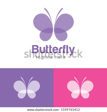 Butterfly Logo and Icon Vector Template