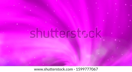 Light Pink, Blue vector texture with beautiful stars. Shining colorful illustration with small and big stars. Design for your business promotion.