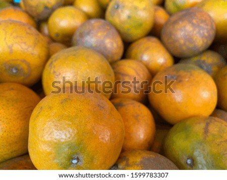 Fresh Oranges in the market