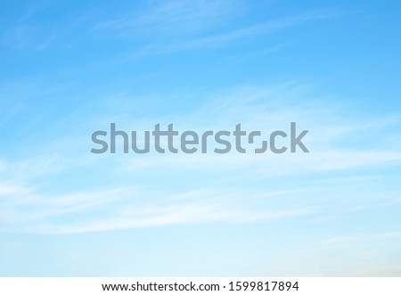 blue sky with cloud  beautiful nature abstract