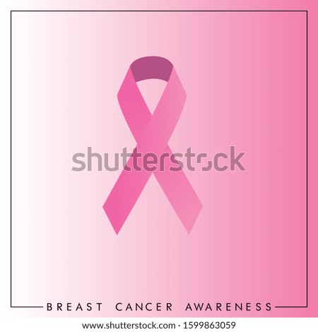 Breast Cancer Awareness design suitable for presentation or any other design with pink background