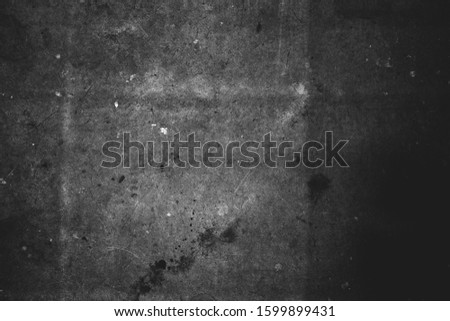 Photo of scratched surface in black and white colors