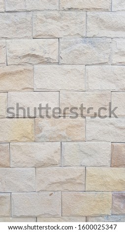 Wall mounted sandstone surface natural color