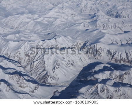 leh ladakh India, The tip of the iceberg makes it look white. (Himalayas Moutain)​