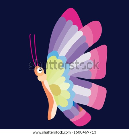 Butterfly  clip art.in the graphic arts,refers to pre-made images used to illustrate any medium. clip art 