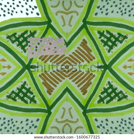 Ornamental green traditional luxury seamless pattern. Nice looking colorful background. For wallpaper, pack paper, interior design, textile design, ethnic illustrations.