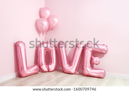Valetines day decoration on pink background Royalty-Free Stock Photo #1600709746