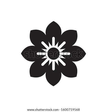 Flower Icon Vector Design Template 