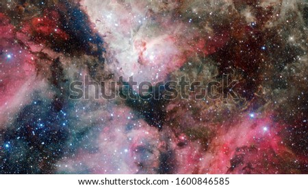 Carina Nebula in outer space. Elements of this image furnished by NASA.