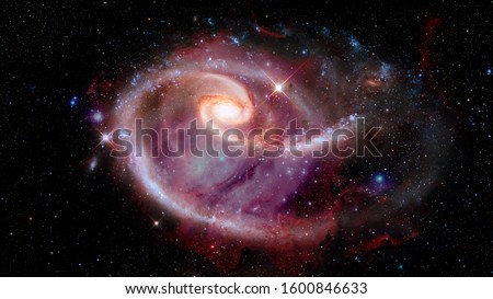 Spiral galaxy. Elements of this image furnished by NASA.