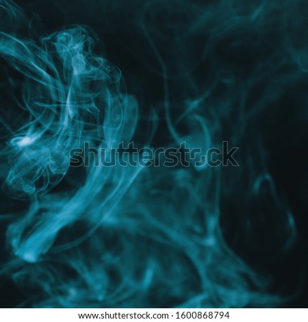 Abstract mysterious smoke wallpaper on black background