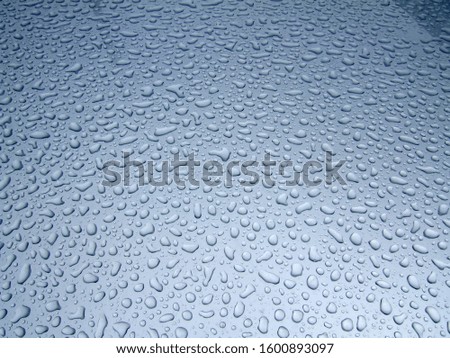Drops on glass. Texture. Pattern