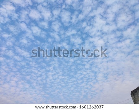 clouds are making random pattern beautiful look