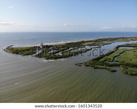 
Panoramic image from the top of the delta del Po