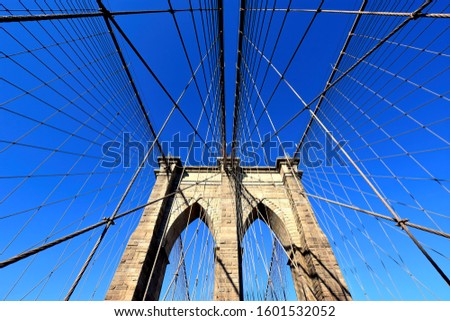 Brooklyn Bridge in New York , USA