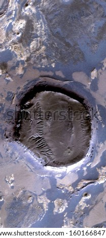 Dry Eye, vertical abstract photography of the deserts of Africa from the air, aerial view of desert landscapes, Genre: Abstract Naturalism, from the abstract to the figurative, 