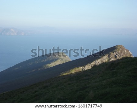 Falaises d'Achill Island (Moyteoge Head, Le Mayo, Ireland, Great Britain, Europe)