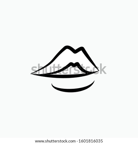 Mouth Icon. Symbol of Taste Identification. One of Human Sense Illustration. Types of Perception Vector and Flat Design.