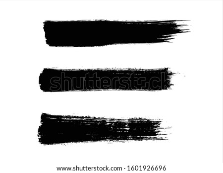 art brush paint stroke background ink black