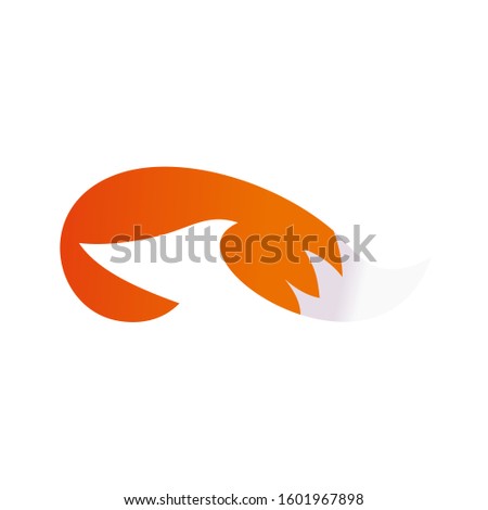 Abstract Fox Logo Design Template