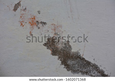 Old painted concrete wall damage surface, texture, background