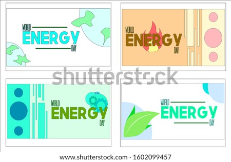 World energy day wallpaper set-4 wallpaper: heat, natural, water and earth energy