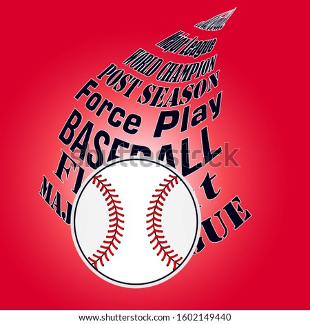 Baseball softball ball vector sport logo for design and any decoration. 