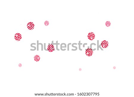 Light Purple vector layout with circle shapes. Glitter abstract illustration with blurred drops of rain. Pattern for textures of wallpapers.
