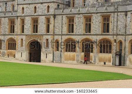 Windsor Castle Exterior, WIndsor, London, England