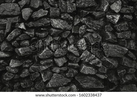 pattern of exterior gray stone wall background
