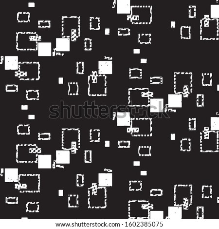 Grunge halftone black and white line texture background. Abstract stripe vector illustration Texture